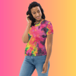 Vibrant Tie-Dye Festival T-Shirt for Women