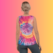 Vivid Tie-Dye Festival Tank Top for Raves and Music Festivals