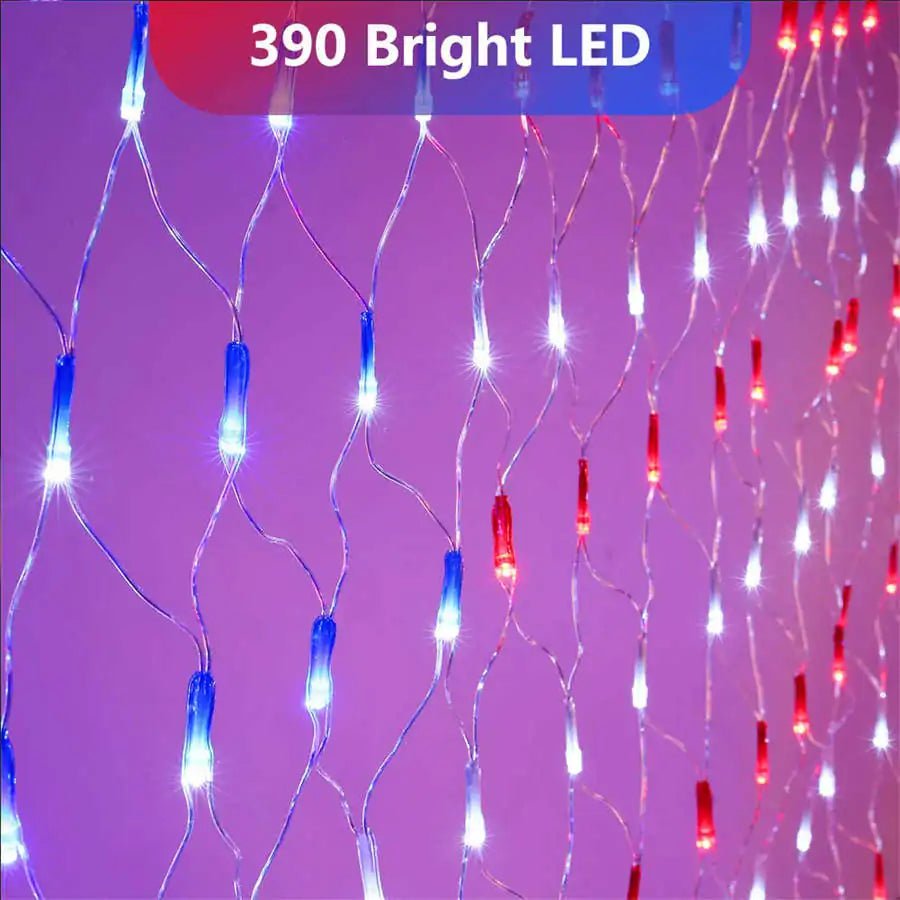 American Flag LED String Lights - Custom Crafting Alliance, LLC