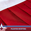 American USA Pleated Fan Flag 3x6 Feet American USA Bunting Decoration Flags - Custom Crafting Alliance, LLC