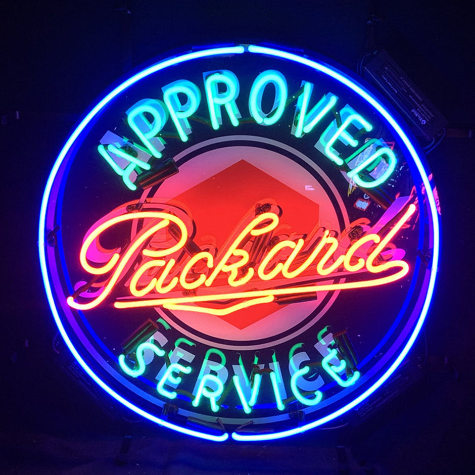 Approved Packard Service Neon Signs Light