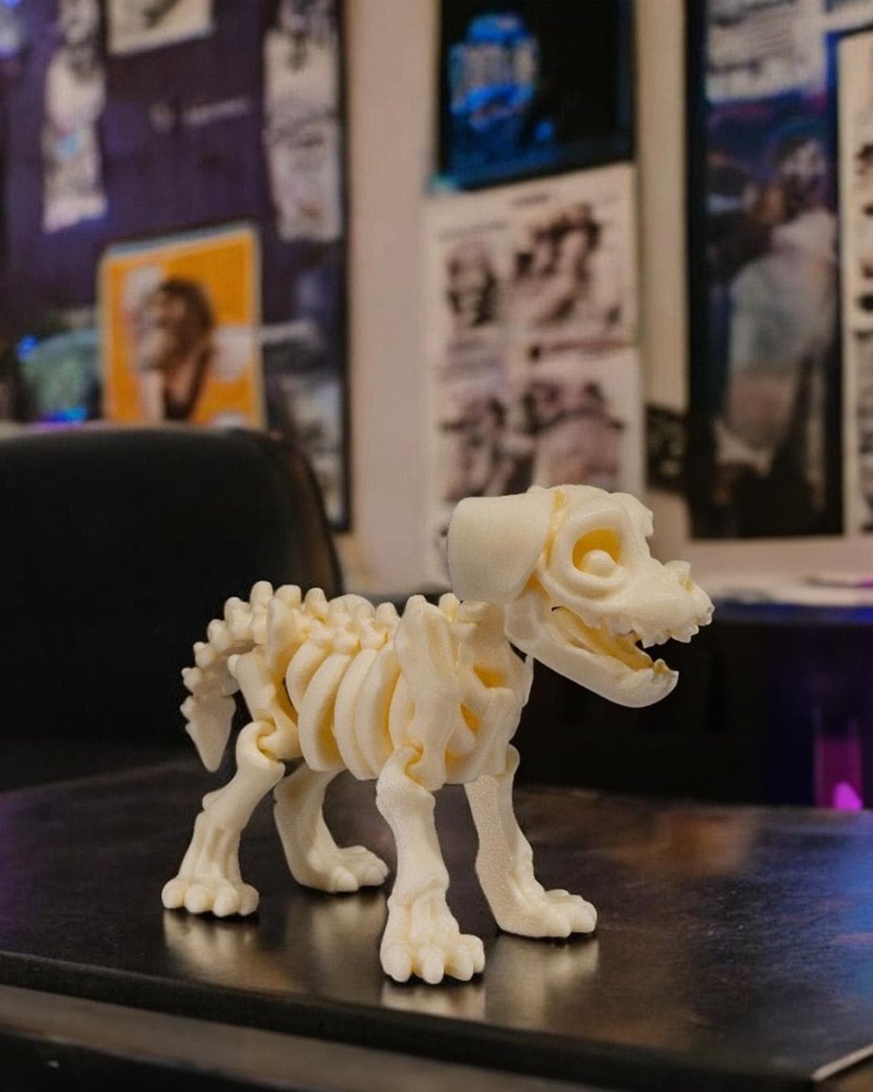 Articulated Flexi Skeleton Dog - Custom Crafting Alliance