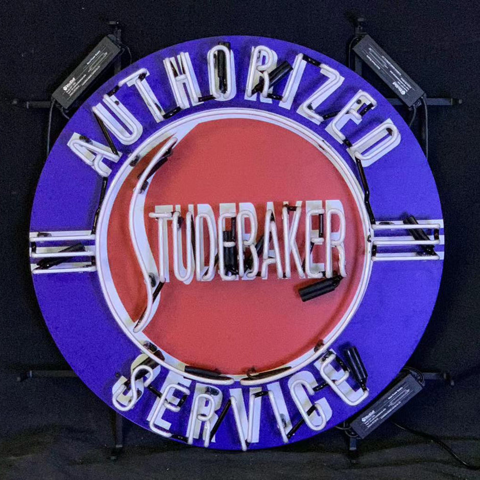 Authorized Studebaker Service Neon Signs Light