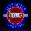 Authorized Studebaker Service Neon Signs Light