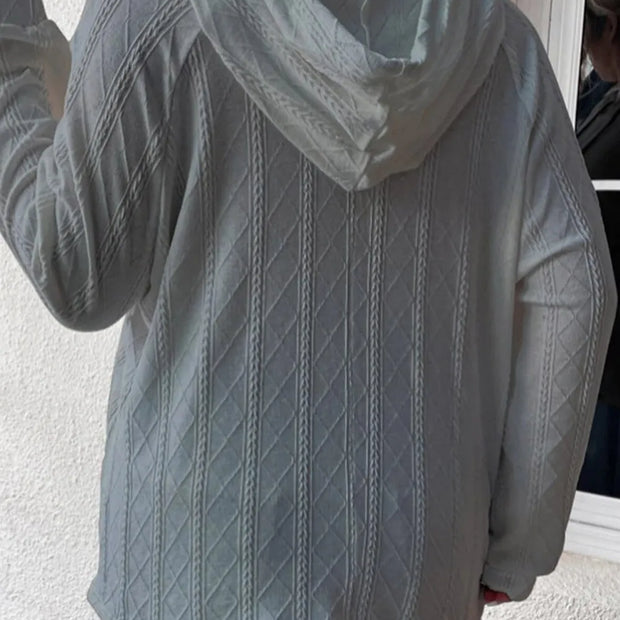 Full Size Drawstring Long Sleeve Hoodie