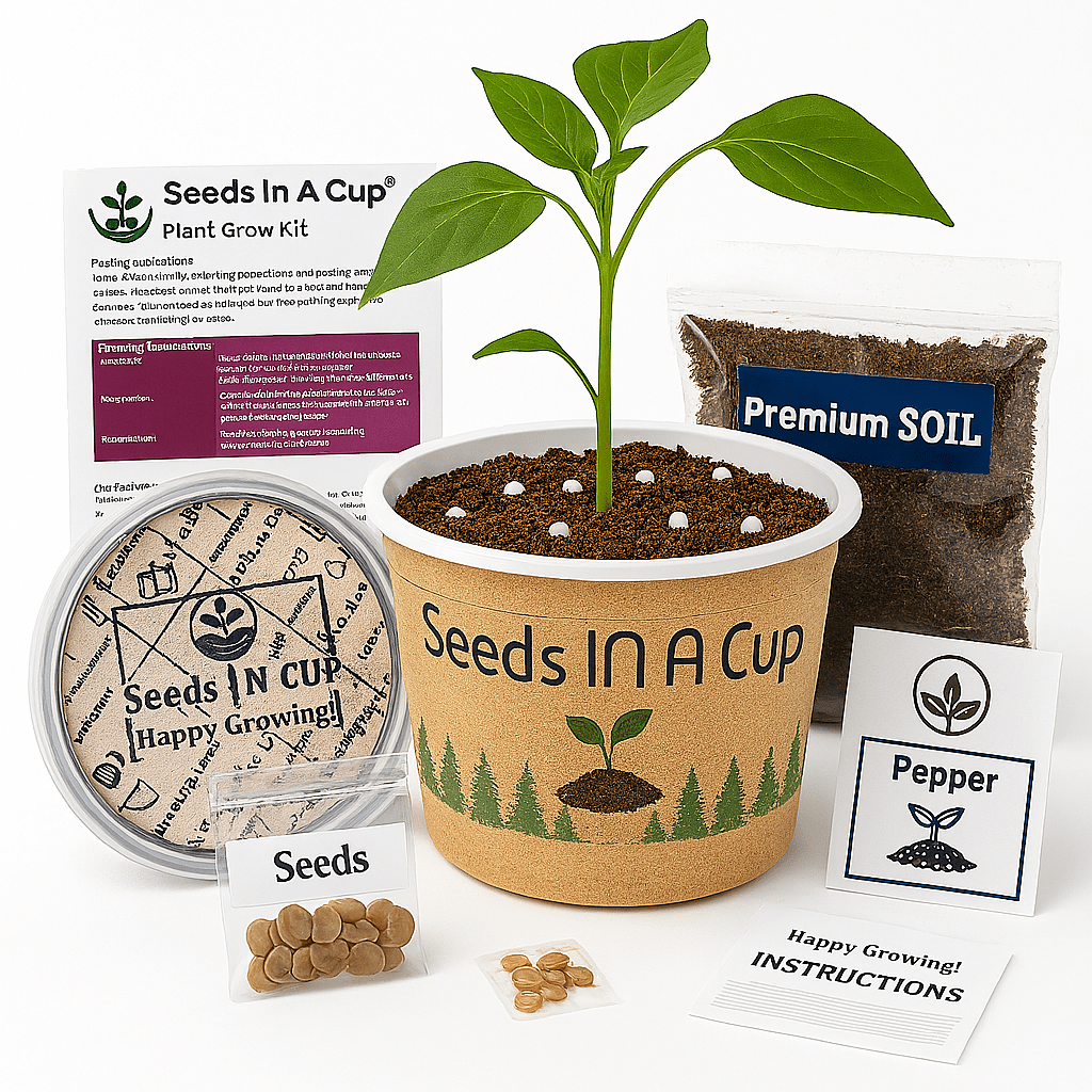 Broccoli Seed Starter Kit | Plant Seed Starter Grow Kit | Seeds In A Cup®