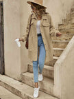 Women Collared Button Down Coat