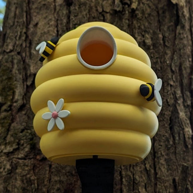Beehive Bliss Birdhouse – Sweet Haven for Birds - Custom Crafting Alliance, LLC