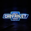 Chevrolet Font Classic Bowtie Logo Neon Signs