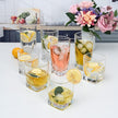 Collins Everyday Drinking Glasses Set of 16 Drinkware Kitchen Glasses for Cocktail, Iced Coffee, Beer, Ice Tea, Wine, Whiskey, Water, 8 Tall Highball Glass Cups & 8 Short Old Fashioned - Custom Crafting Alliance, LLC