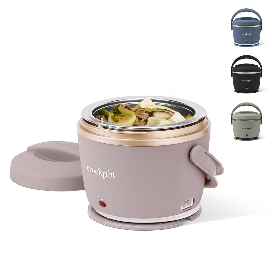 Crock - Pot 20 - Ounce Electric Lunch Box, Portable Food Warmer, Blush Pink | Perfect for Travel, Car, On - the - Go | Spill - Free, Dishwasher - Safe - Custom Crafting Alliance, LLC