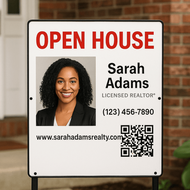 Custom 8×12 Full - Color Metal Sign – Personalized Business, Realtor, Bar, Restaurant, or Home Decor Display - Custom Crafting Alliance, LLC