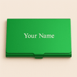 Custom Engraved Stainless Steel Card Holder – Slim Anti - Fingerprint Business & Credit Card Organizer - Custom Crafting Alliance, LLC