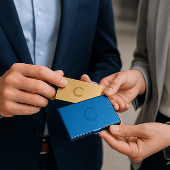 Custom Engraved Stainless Steel Card Holder – Slim Anti - Fingerprint Business & Credit Card Organizer - Custom Crafting Alliance, LLC