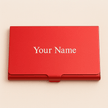 Custom Engraved Stainless Steel Card Holder – Slim Anti - Fingerprint Business & Credit Card Organizer - Custom Crafting Alliance, LLC