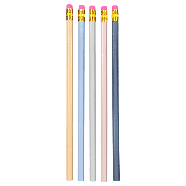 Custom Laser - Engraved Pastel Pencils | Personalized Hexagon Set - Pencil - Custom Crafting Alliance, LLC