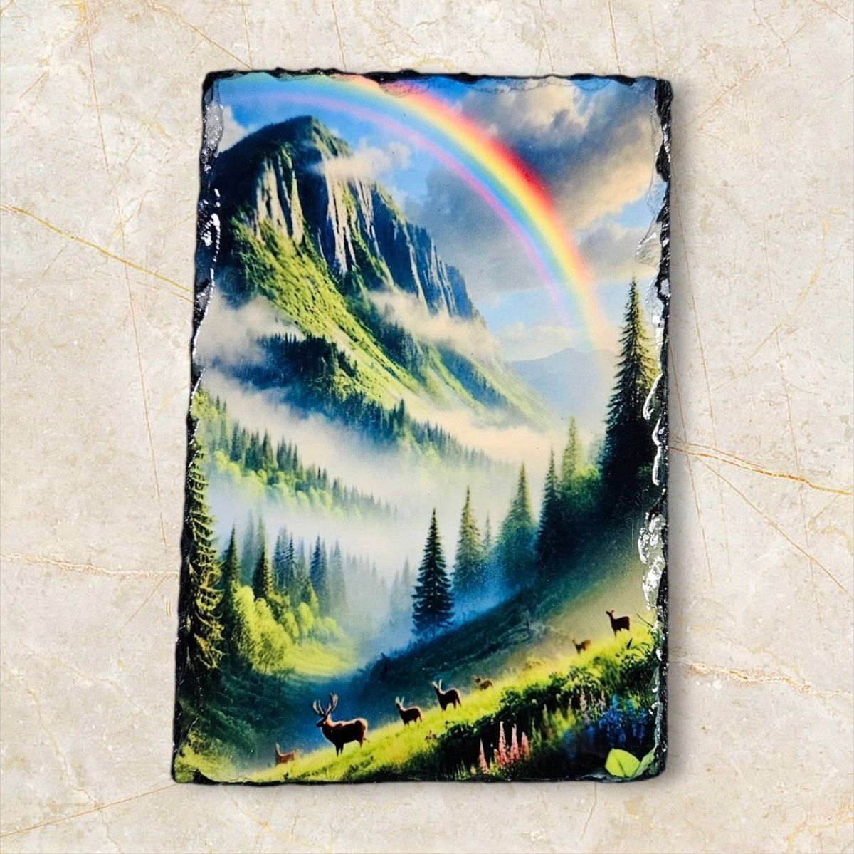 Customizable Rectangle Sublimation Slate - 16x11 cm (6x4.33 inches) - Custom Crafting Alliance