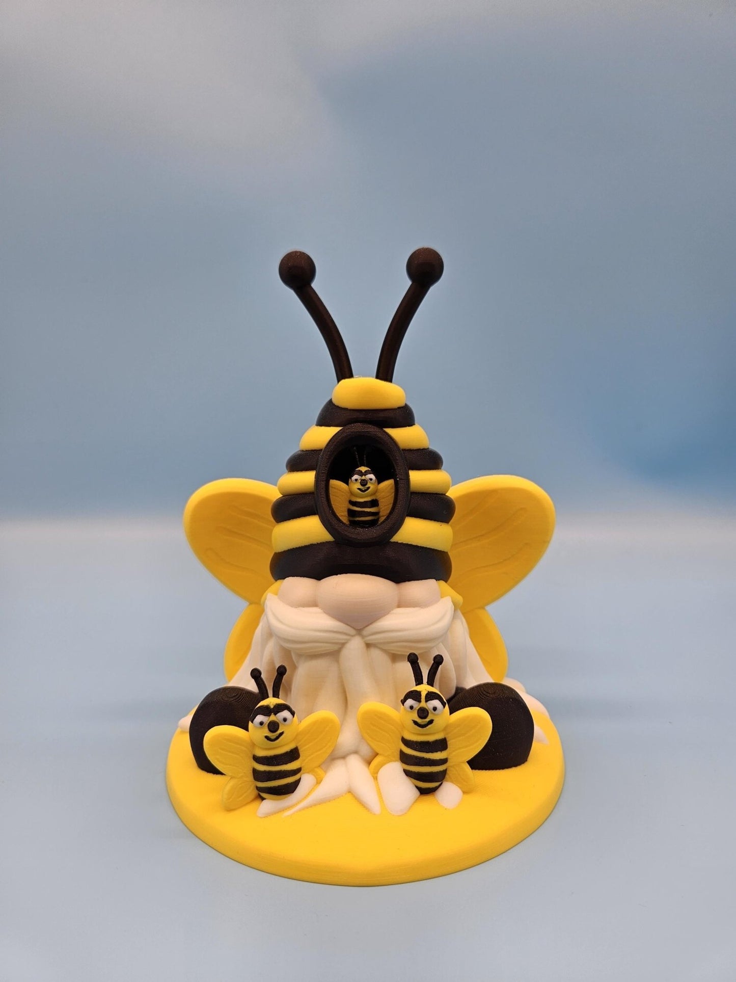 Cute Bee Gnome: Whimsical Garden Decor Perfect for Bee Lovers and Gnome Collectors! - Custom Crafting Alliance