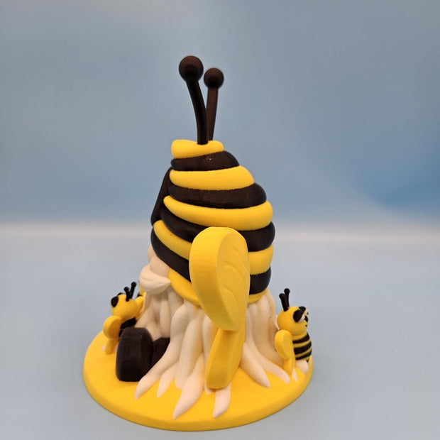 Cute Bee Gnome: Whimsical Garden Decor Perfect for Bee Lovers and Gnome Collectors! - Custom Crafting Alliance