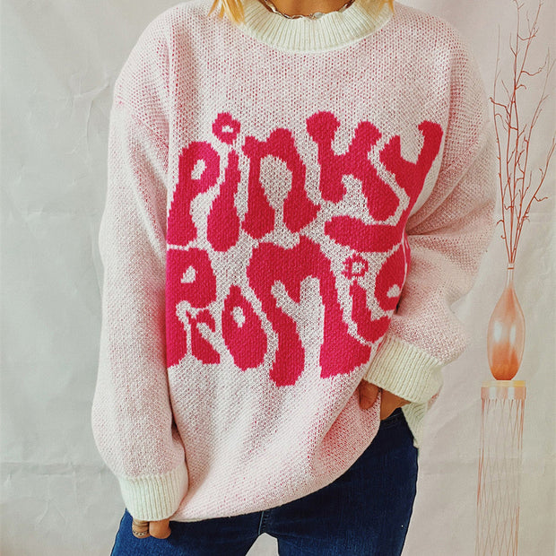 PINKY PROMISE Graphic Sweater