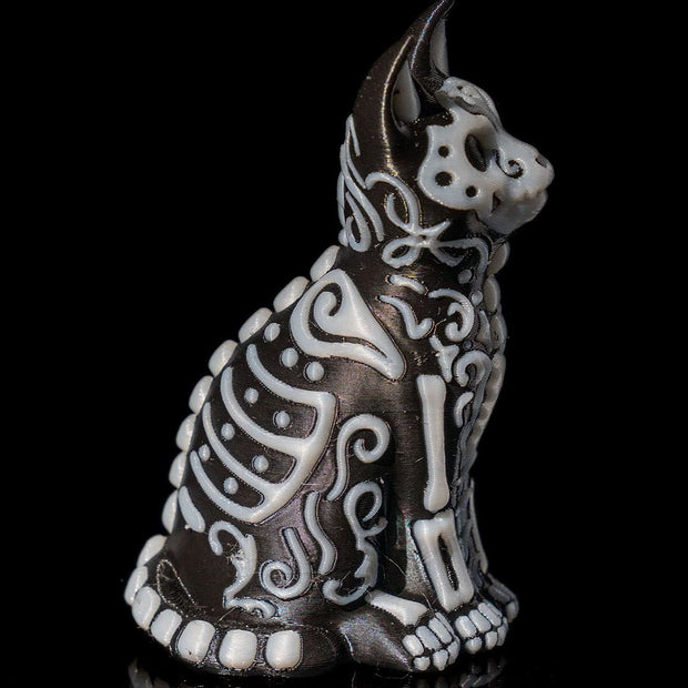 Day of the Dead Pet Figurines: Skeletal Dog and Cat - Custom Crafting Alliance