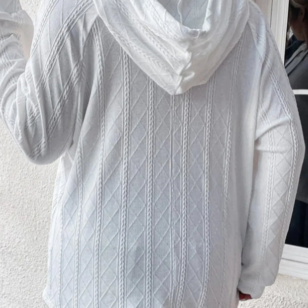 Full Size Drawstring Long Sleeve Hoodie