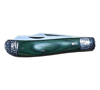 Elk Ridge 2 - Bladed Trapper Gentleman’s Knife – Classic Elegance Meets Everyday Utility - Custom Crafting Alliance, LLC