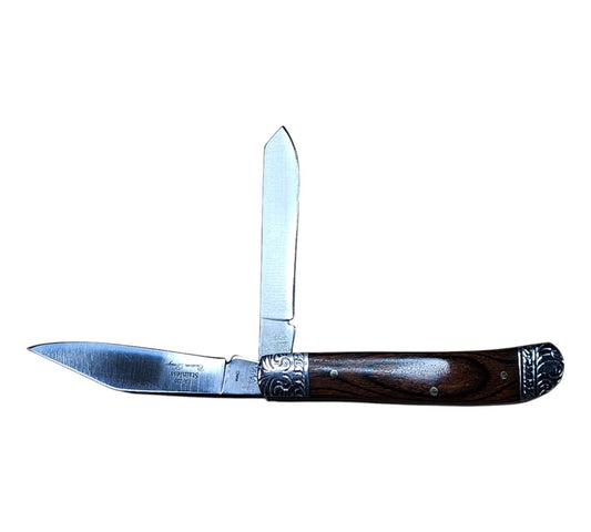 Elk Ridge 2 - Bladed Trapper Gentleman’s Knife – Classic Elegance Meets Everyday Utility - Custom Crafting Alliance, LLC