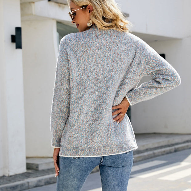Women Button Down V-Neck Cardigan with Pockets