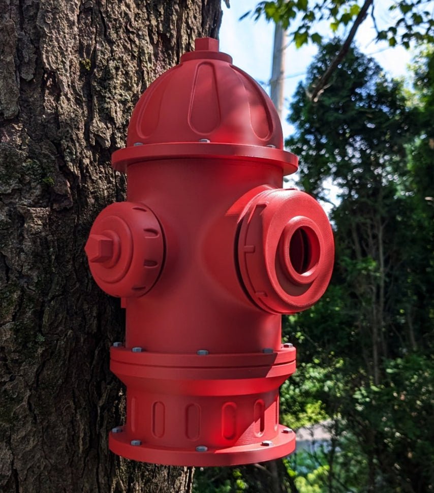 Fire Hydrant Birdhouse – A Unique Haven for Feathered Friends - Custom Crafting Alliance, LLC