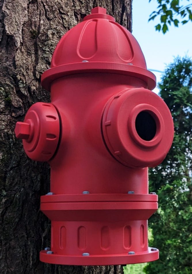 Fire Hydrant Birdhouse – A Unique Haven for Feathered Friends - Custom Crafting Alliance, LLC