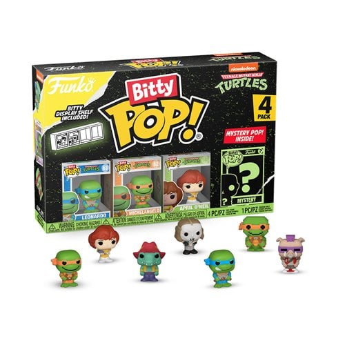 Funko Bitty Pop! Teenage Mutant Ninja Turtles Comics Mini-Figure 4-Pack - Select Set(s)