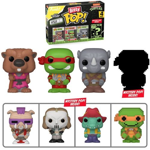 Funko Bitty Pop! Teenage Mutant Ninja Turtles Comics Mini-Figure 4-Pack - Select Set(s)