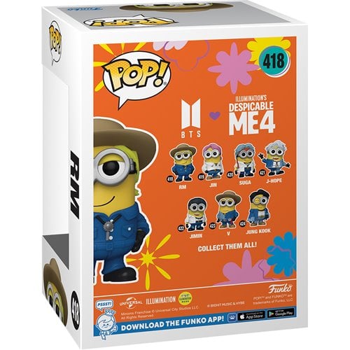 Funko Pop! - Despicable Me 4 Minion x BTS Vinyl Figure - Select Figure(s)