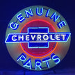 Genuine Chevrolet Parts Neon Signs