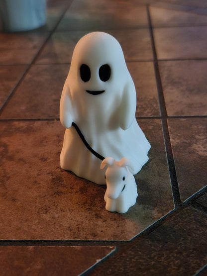 Ghostly Walk: A Spooky and Adorable Ghost and Dog - Custom Crafting Alliance