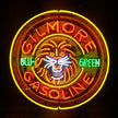Gilmore Gasoline Blu Green Neon Signs Light