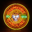 Gilmore Gasoline Blu Green Neon Signs Light