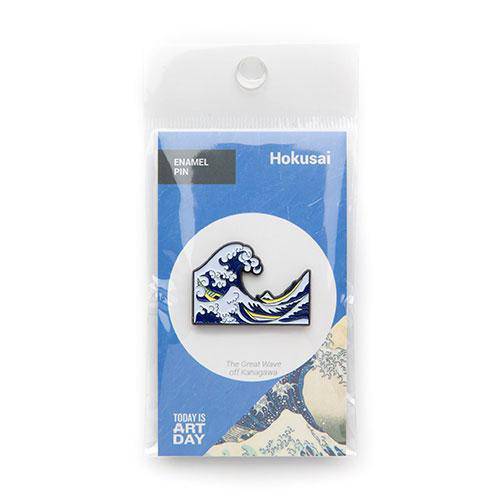 Great Wave off Kanagawa Enamel Pin - Today is Art Day