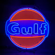 Gulf Gasoline Neon Signs Light