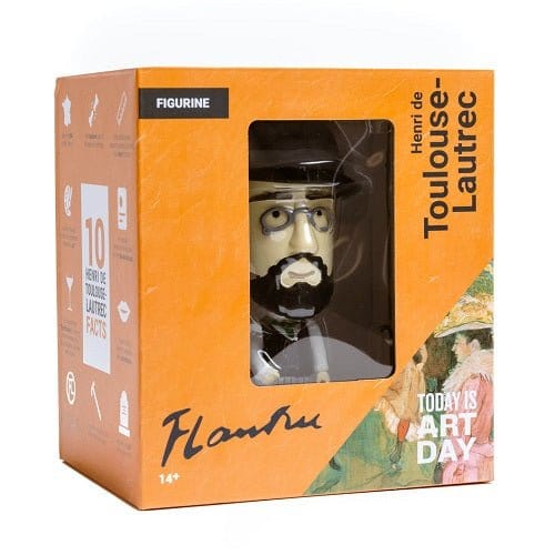 Henri de Toulouse-Lautrec Action Figure Doll - Today is Art Day
