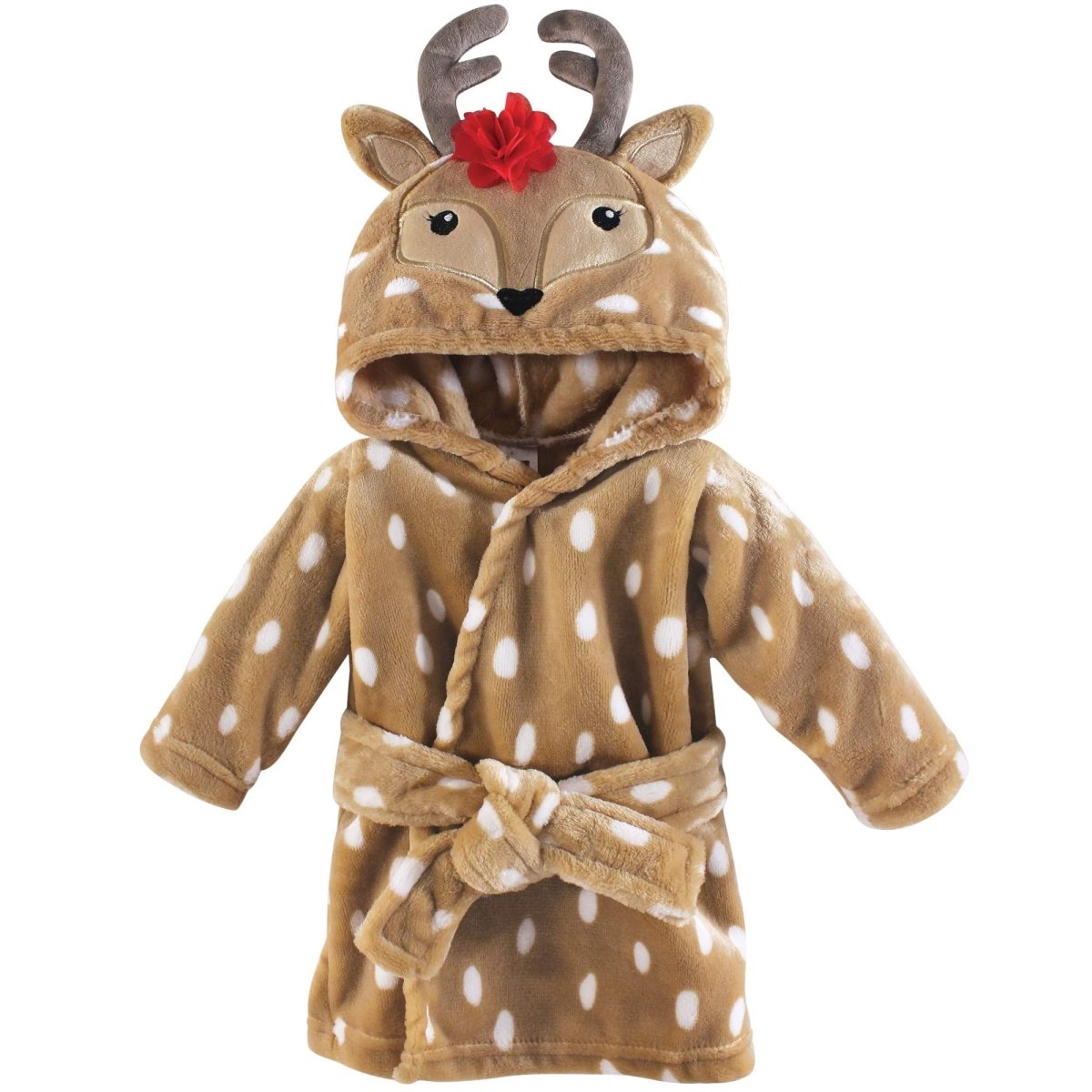 Hudson Baby Unisex Baby Plush Animal Face Bathrobe - Custom Crafting Alliance, LLC
