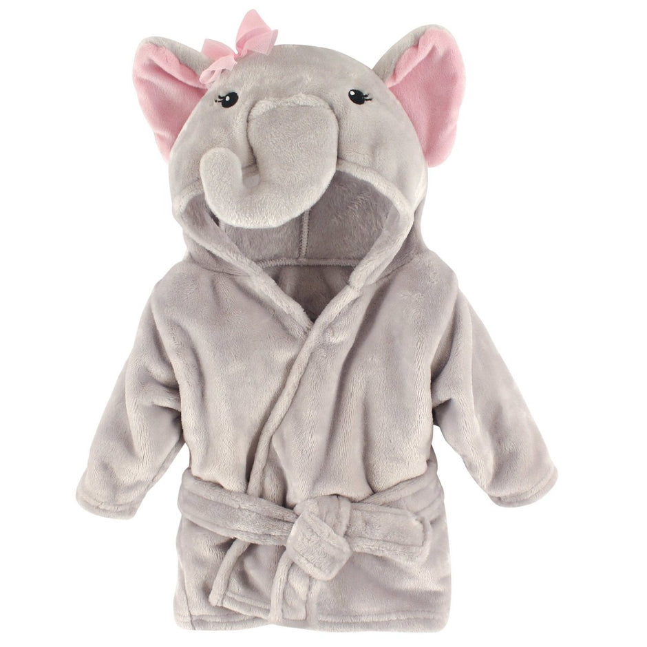 Hudson Baby Unisex Baby Plush Animal Face Bathrobe - Custom Crafting Alliance, LLC