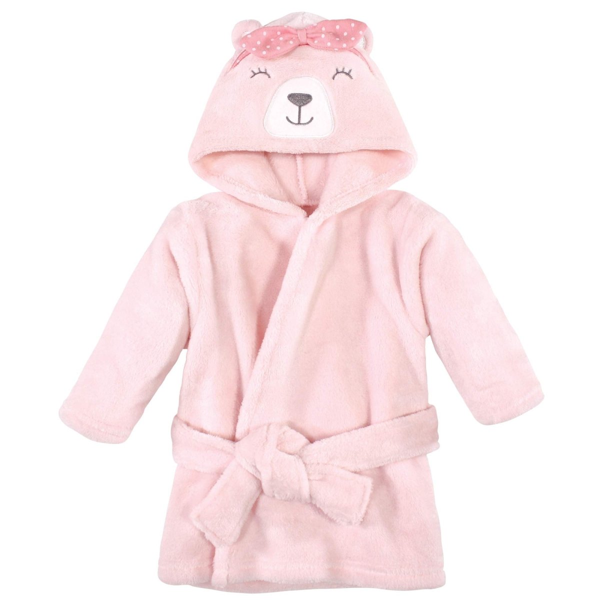 Hudson Baby Unisex Baby Plush Animal Face Bathrobe - Custom Crafting Alliance, LLC