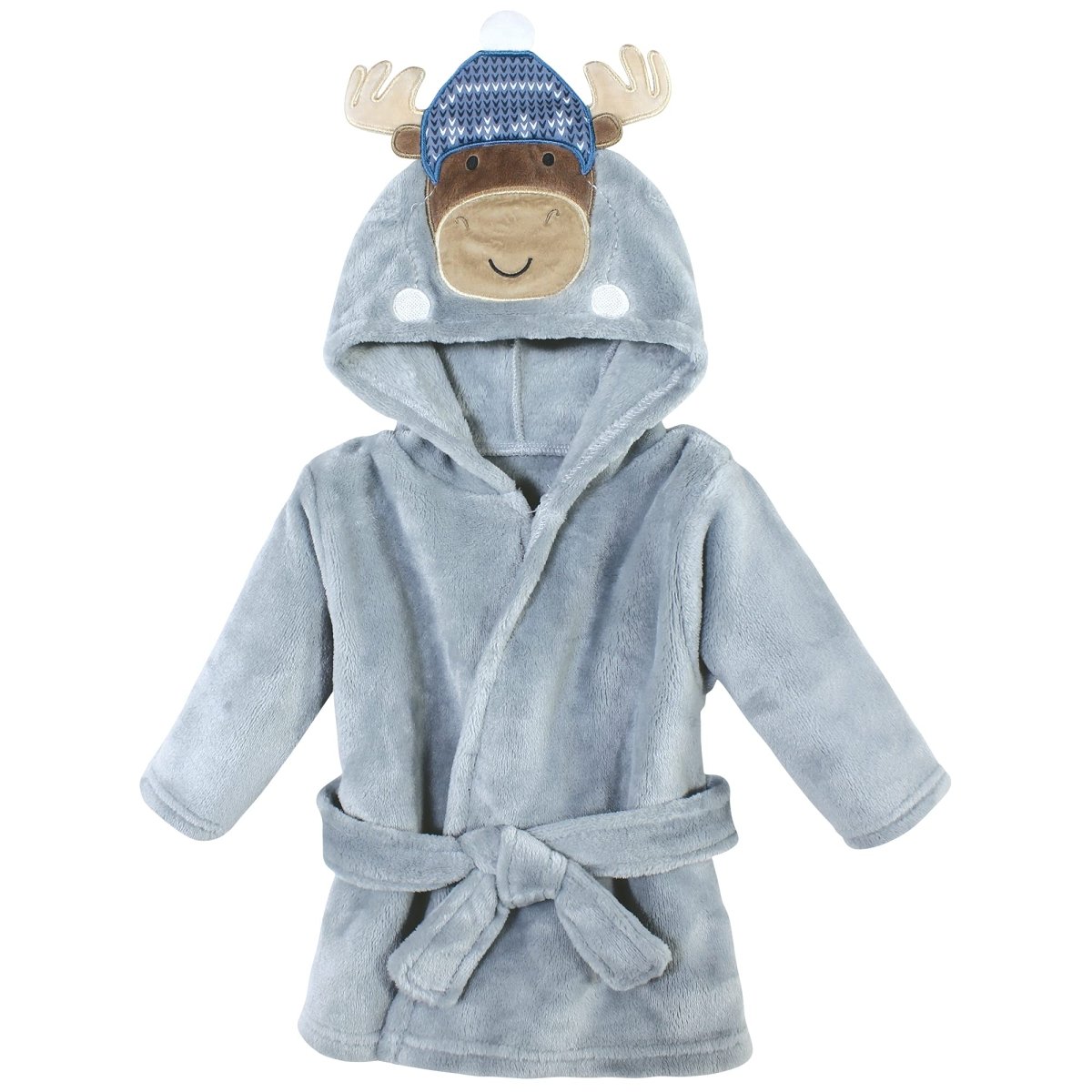 Hudson Baby Unisex Baby Plush Animal Face Bathrobe - Custom Crafting Alliance, LLC