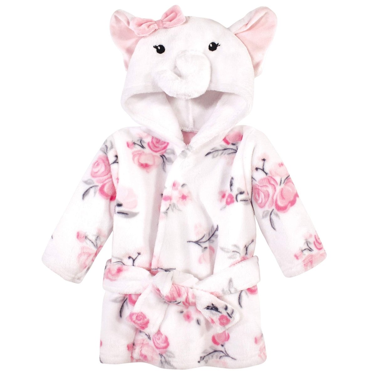 Hudson Baby Unisex Baby Plush Animal Face Bathrobe - Custom Crafting Alliance, LLC