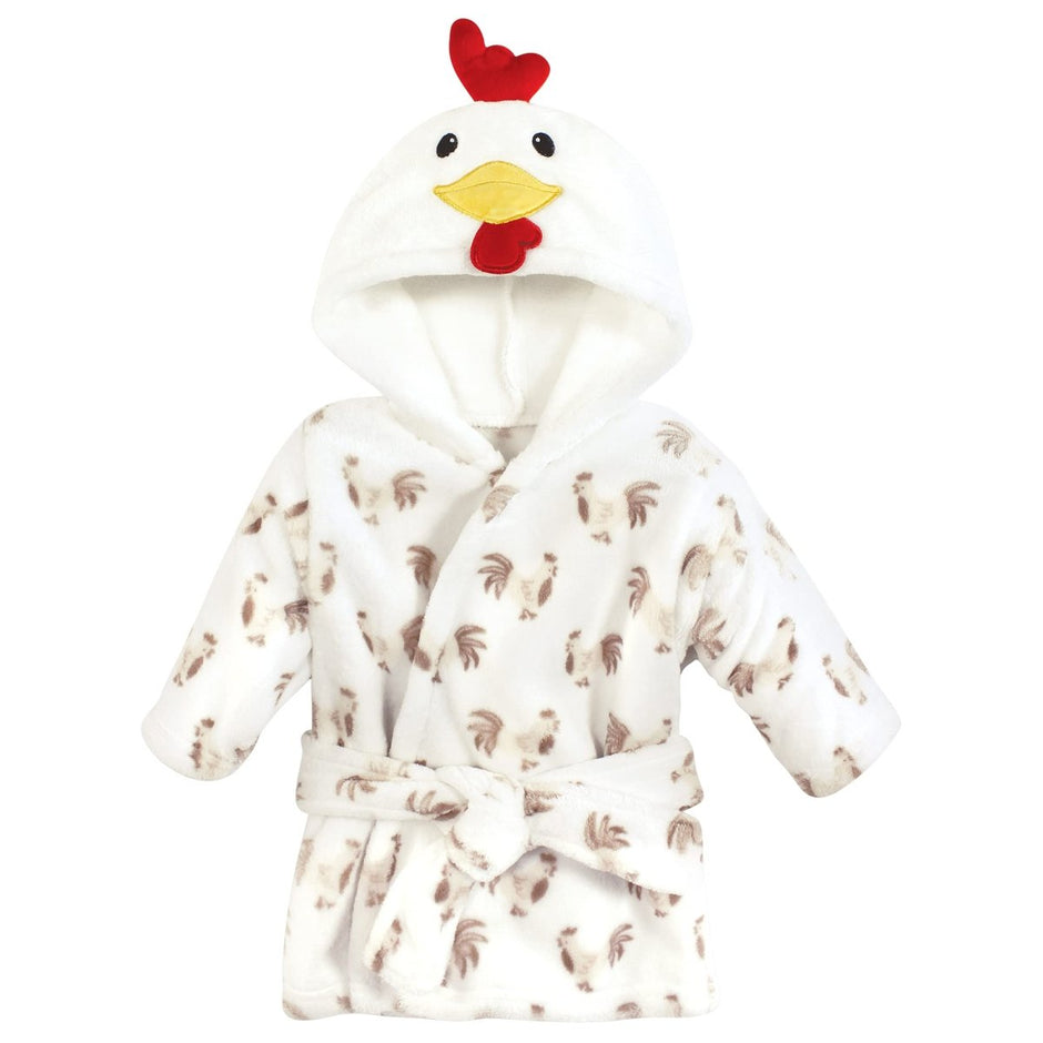 Hudson Baby Unisex Baby Plush Animal Face Bathrobe - Custom Crafting Alliance, LLC