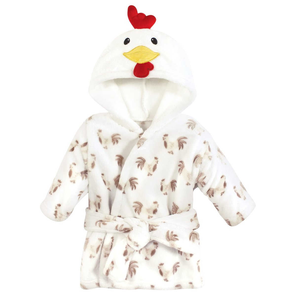 Hudson Baby Unisex Baby Plush Animal Face Bathrobe - Custom Crafting Alliance, LLC