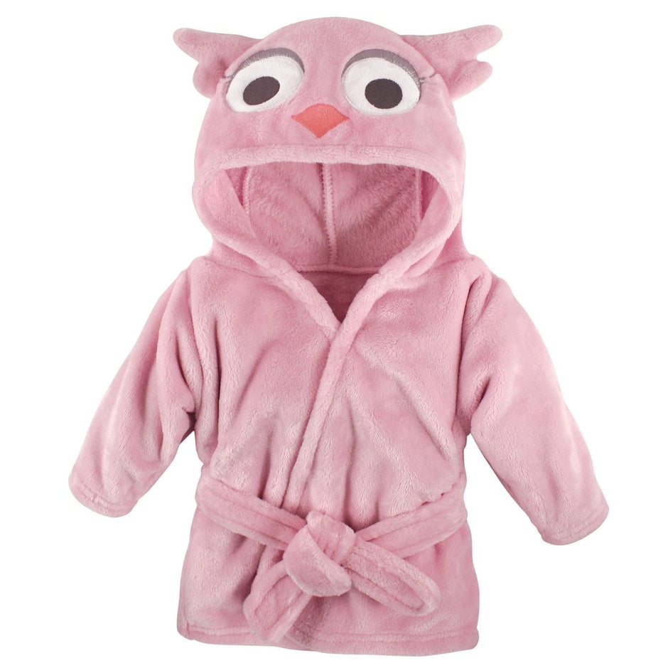 Hudson Baby Unisex Baby Plush Animal Face Bathrobe - Custom Crafting Alliance, LLC