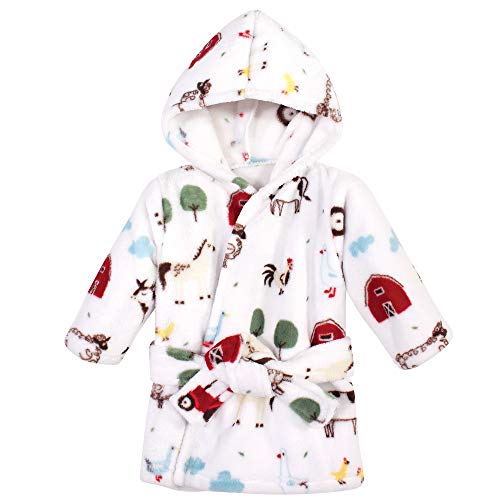 Hudson Baby Unisex Baby Plush Animal Face Bathrobe - Custom Crafting Alliance, LLC